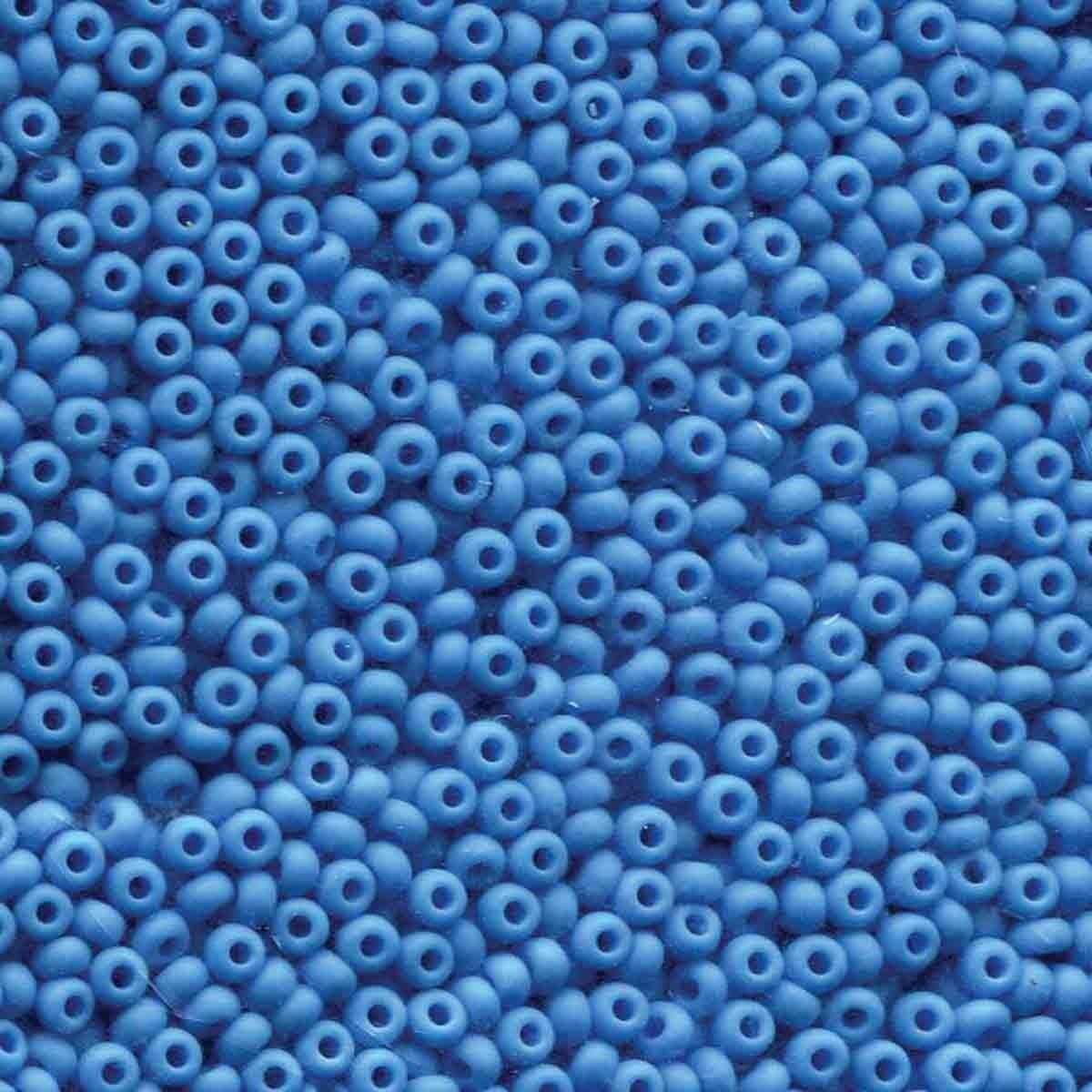 Miyuki rocailles SB11-63020 Mat blauw 11/0 (3mm) - 10 gram-Kralen-Kraaltjes van Renate