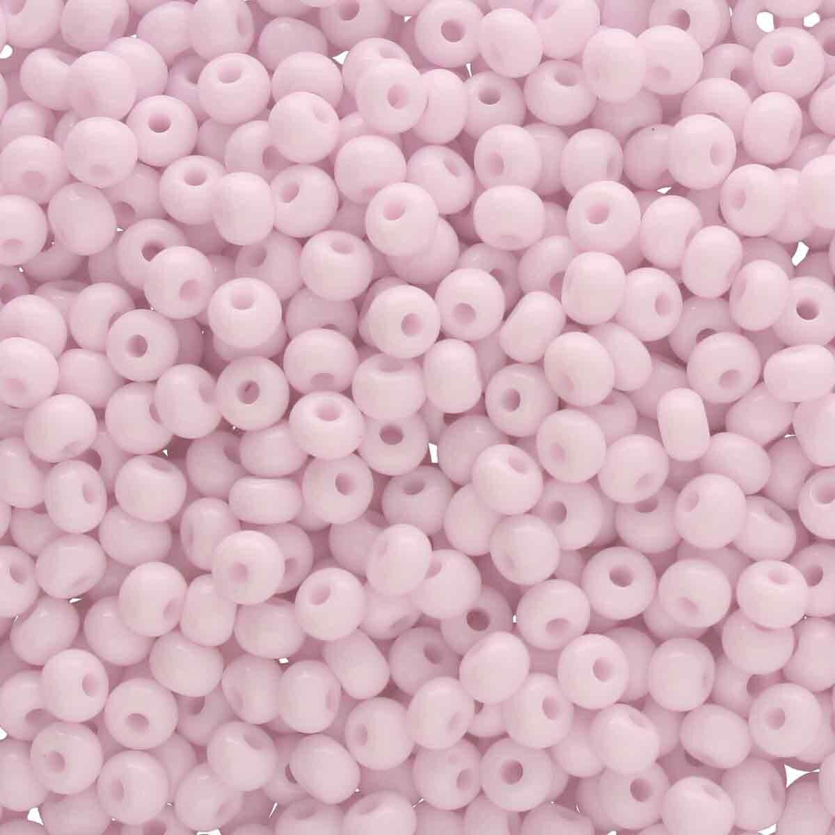 Preciosa rocailles SB8-73420 Opaque Pink 8/0 (3mm) - 10 gram-Kralen-Kraaltjes van Renate