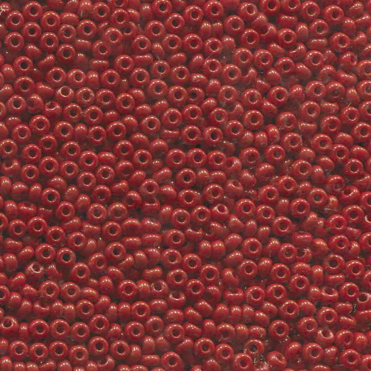 Preciosa rocailles glas 11/0 dark red (2mm) - 10 gram-Kralen-Kraaltjes van Renate