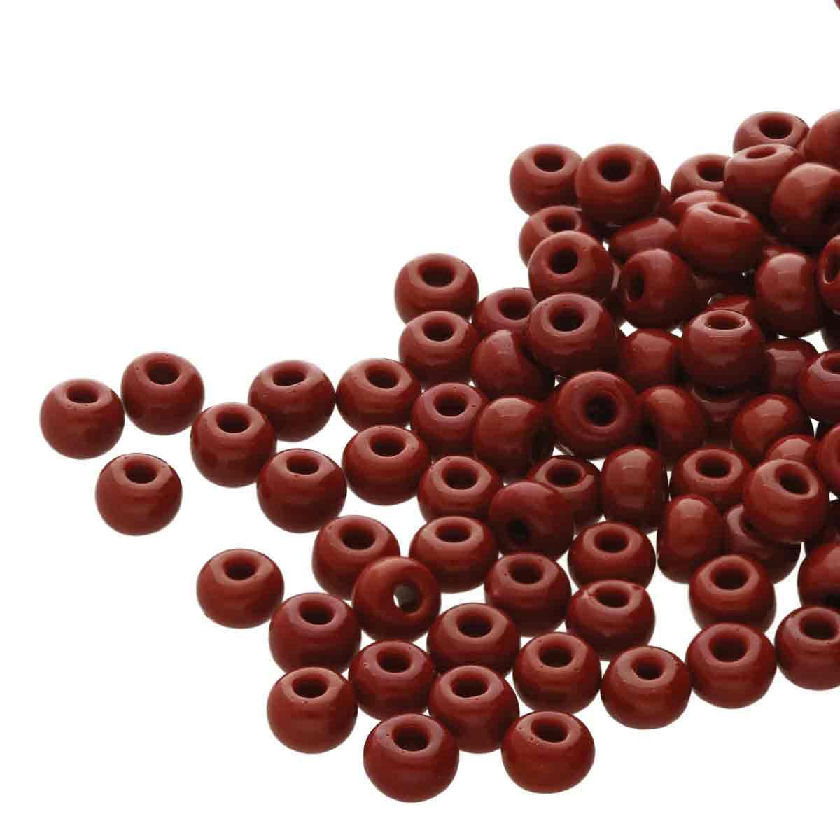 Preciosa rocailles glas 11/0 medium brown (2mm) - 10 gram-Kralen-Kraaltjes van Renate