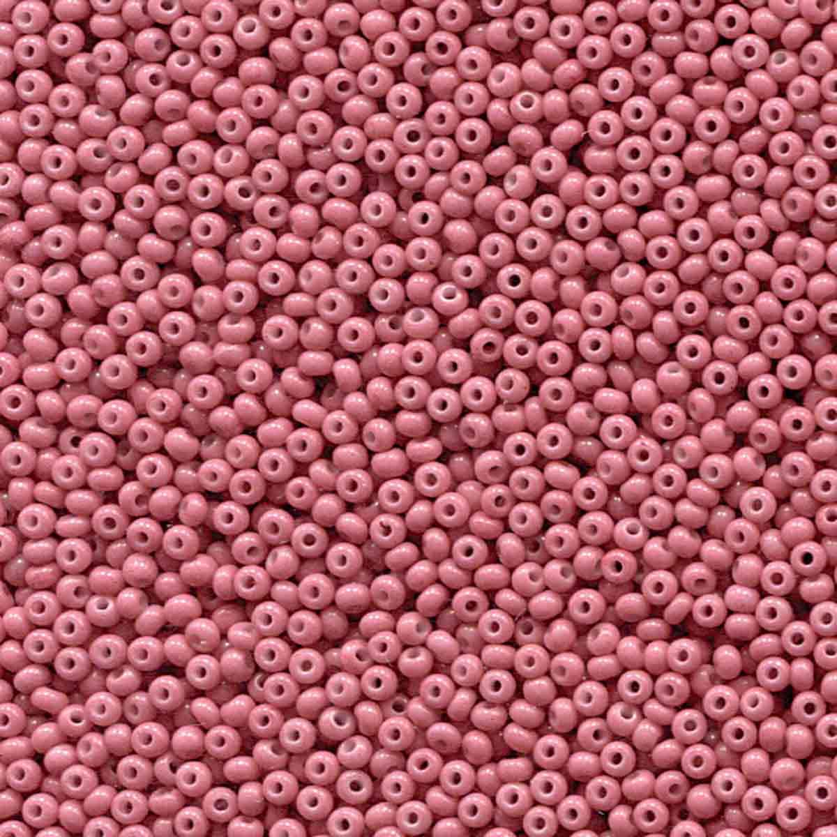 Preciosa rocailles glas 11/0 opaque pink coral (2mm) - 10 gram-Kralen-Kraaltjes van Renate