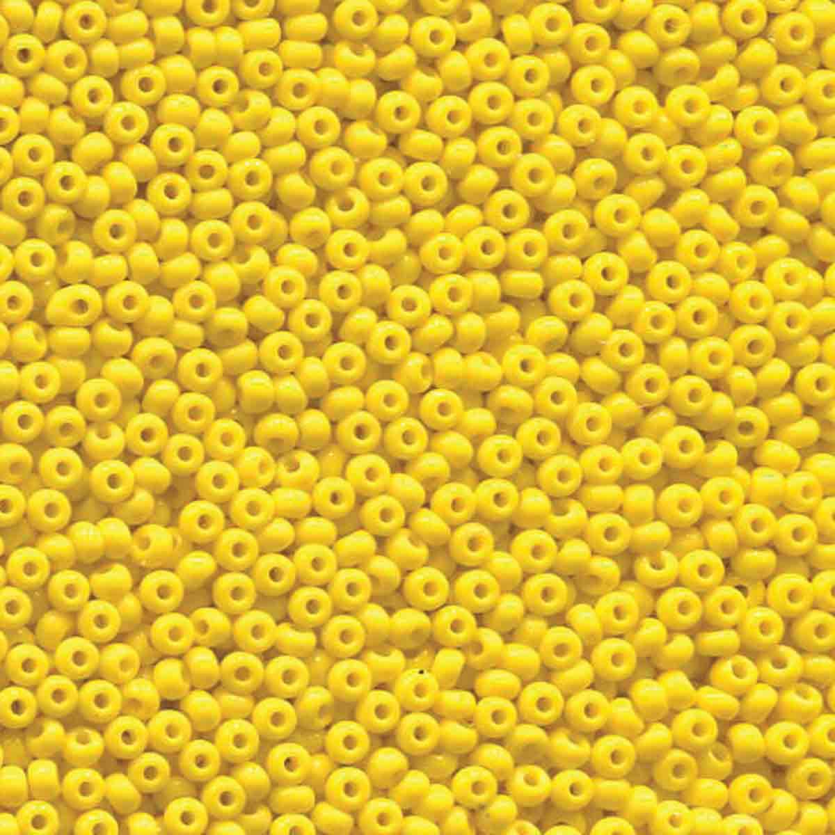 Preciosa rocailles glas 11/0 yellow (2mm) - 10 gram-Kralen-Kraaltjes van Renate