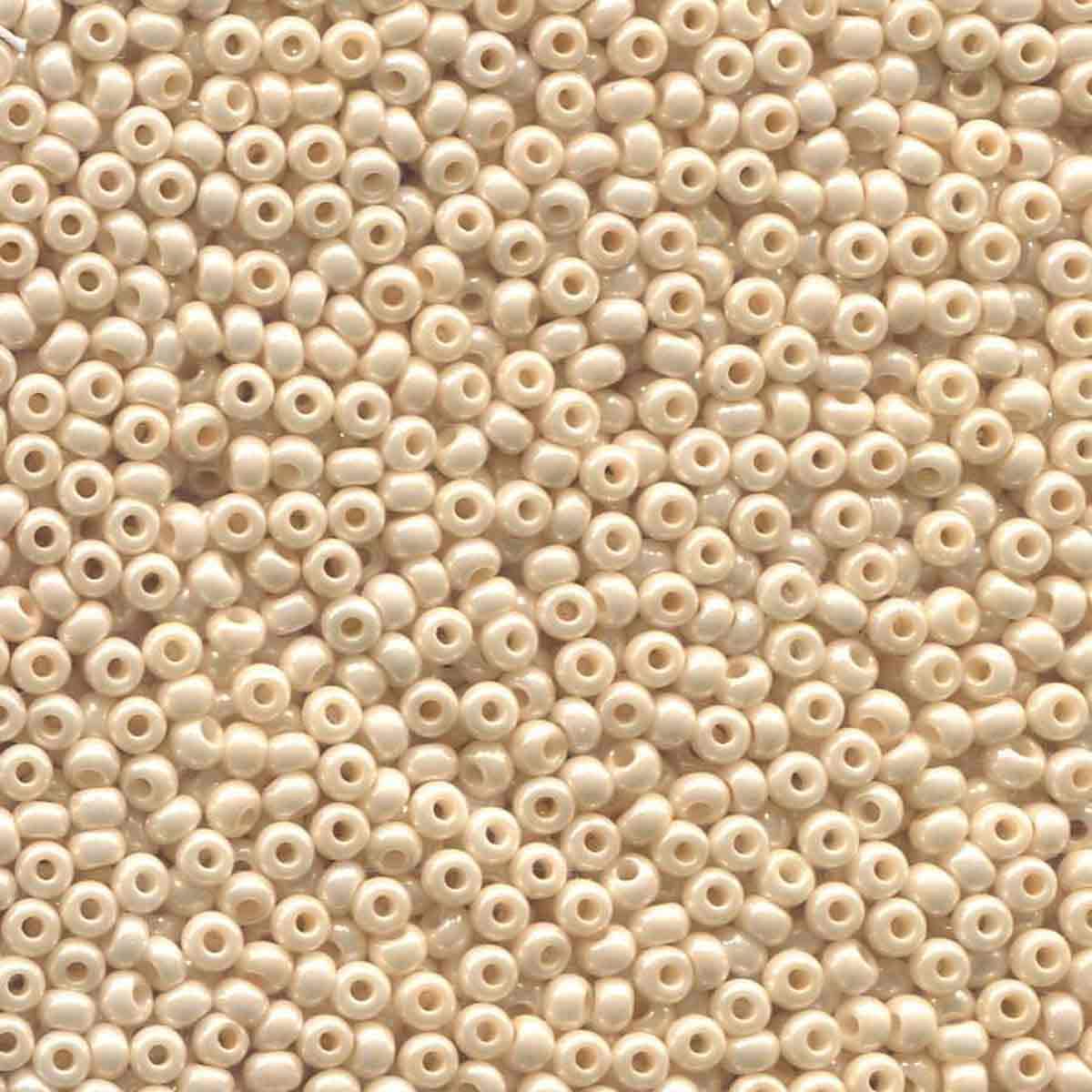Preciosa rocailles glas beige shiny (4,3mm) - 10 gram-Kralen-Kraaltjes van Renate