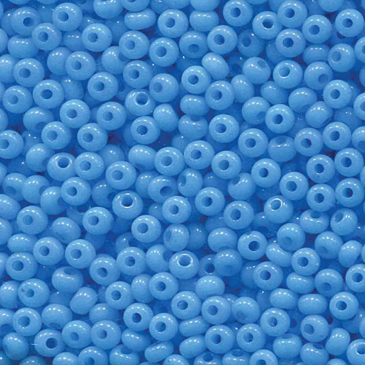 Preciosa rocailles glas blue (4,3mm) - 10 gram-Kralen-Kraaltjes van Renate