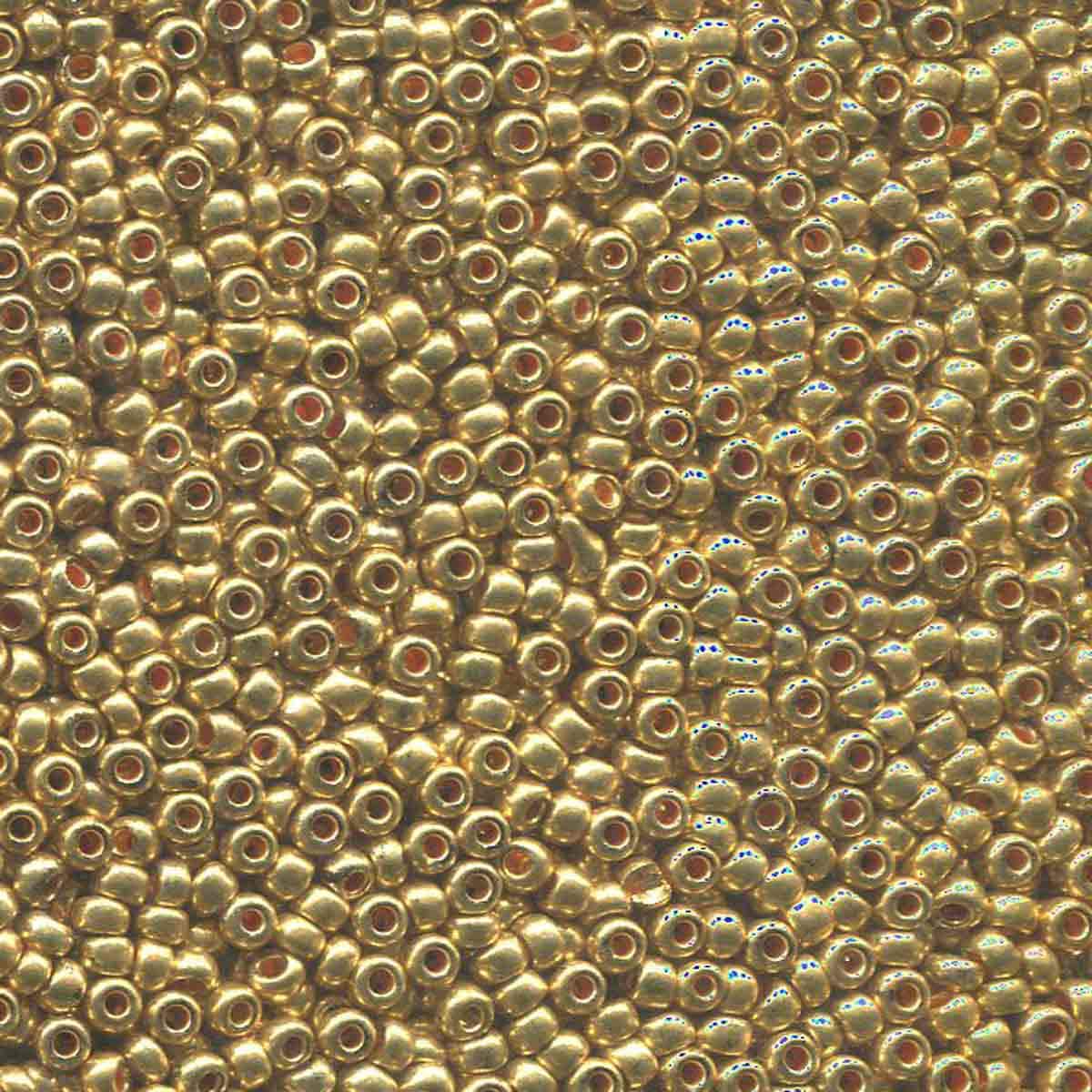 Preciosa rocailles glas 6/0 gold (4,3mm) - 10 gram-Kralen-Kraaltjes van Renate