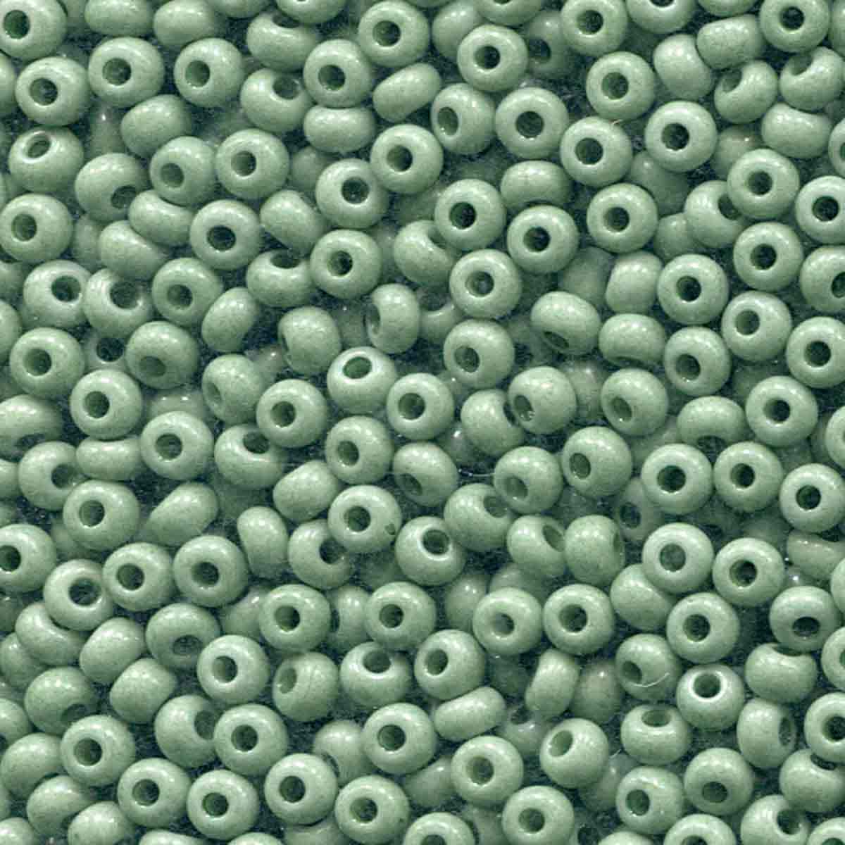 Preciosa rocailles glas green (4,3mm) - 10 gram-Kralen-Kraaltjes van Renate