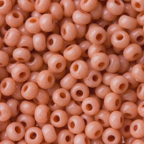 Preciosa rocailles glas 6/0 peach (4,3mm) - 10 gram-Kralen-Kraaltjes van Renate