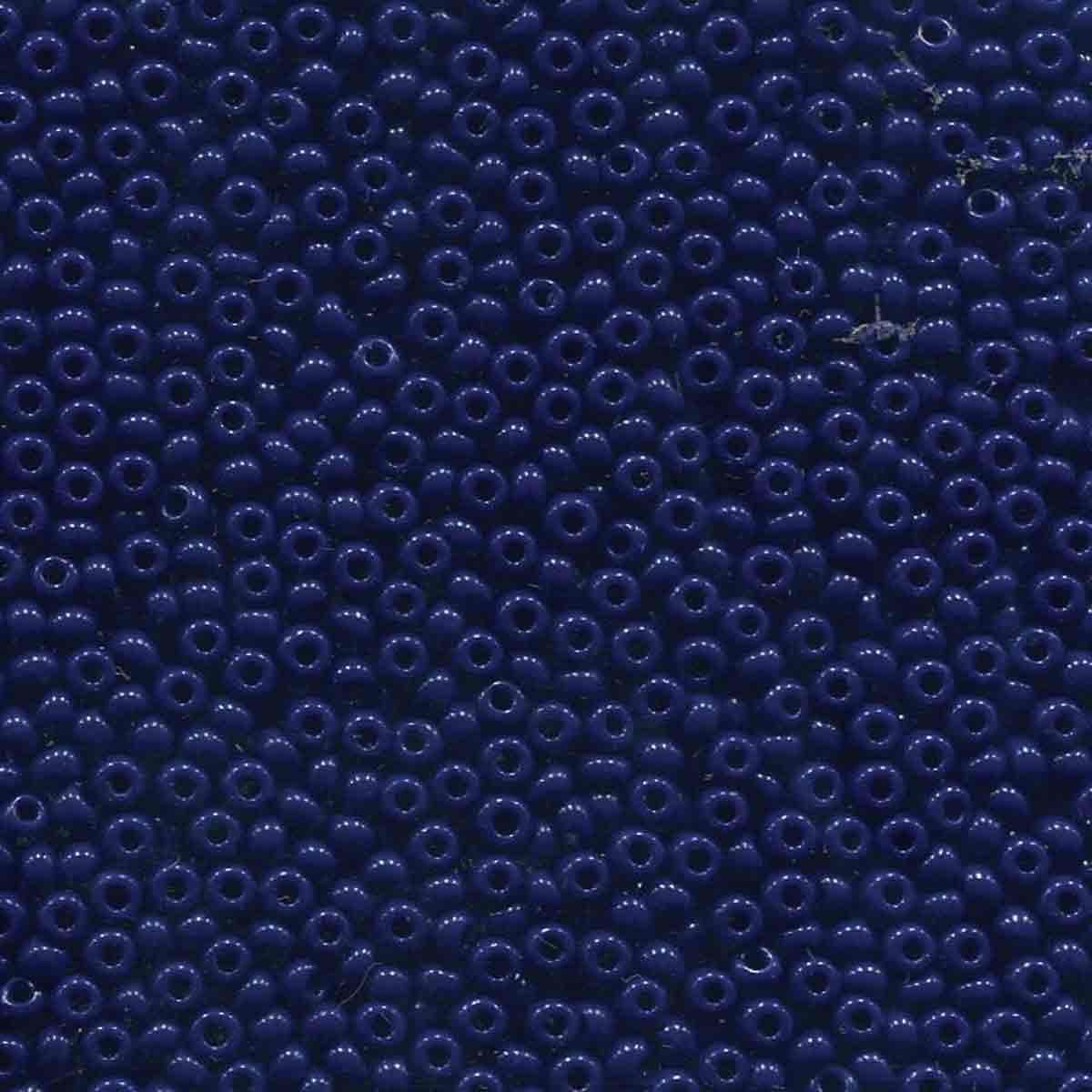 Preciosa rocailles glas 8/0 navy blue (3mm) - 10 gram-Kralen-Kraaltjes van Renate