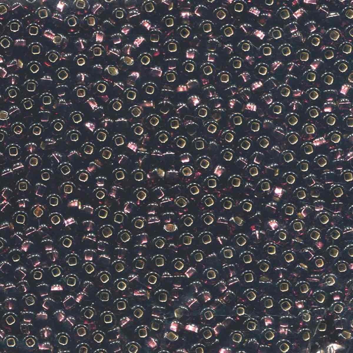 Preciosa rocailles glas 8/0 silverlined purple (3mm) - 10 gram-Kralen-Kraaltjes van Renate