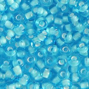 Preciosa rocailles glas Aqua blue 6/0 (4mm) - 5 gram-Kralen-Kraaltjes van Renate