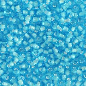 Preciosa rocailles glas Aqua blue 8/0 (3mm) - 5 gram-Kralen-Kraaltjes van Renate