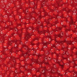 Preciosa rocailles glas Ruby red 8/0 (3mm) - 5 gram-Kralen-Kraaltjes van Renate