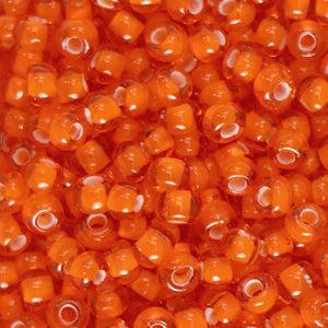 Preciosa rocailles glas Rumba orange 6/0 (4mm) - 5 gram-Kralen-Kraaltjes van Renate