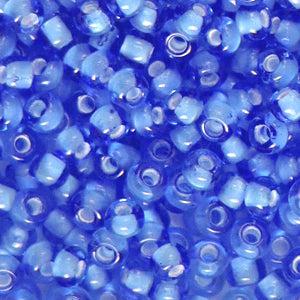 Preciosa rocailles glas Sapphire blue 6/0 (4mm) - 5 gram-Kralen-Kraaltjes van Renate