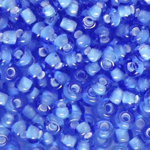 Preciosa rocailles glas Sapphire blue 6/0 (4mm) - 5 gram-Kralen-Kraaltjes van Renate