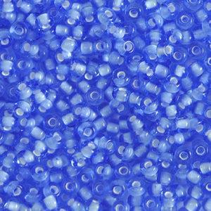 Preciosa rocailles glas Sapphire blue 8/0 (3mm) - 5 gram-Kralen-Kraaltjes van Renate