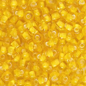 Preciosa rocailles glas Sunshine yellow 6/0 (4mm) - 5 gram-Kralen-Kraaltjes van Renate