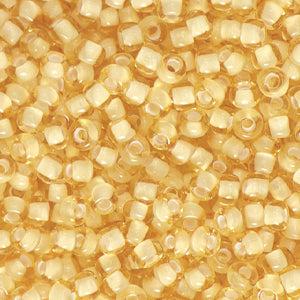 Preciosa rocailles glas bronzed beige 8/0 (3mm) - 5 gram-Kralen-Kraaltjes van Renate