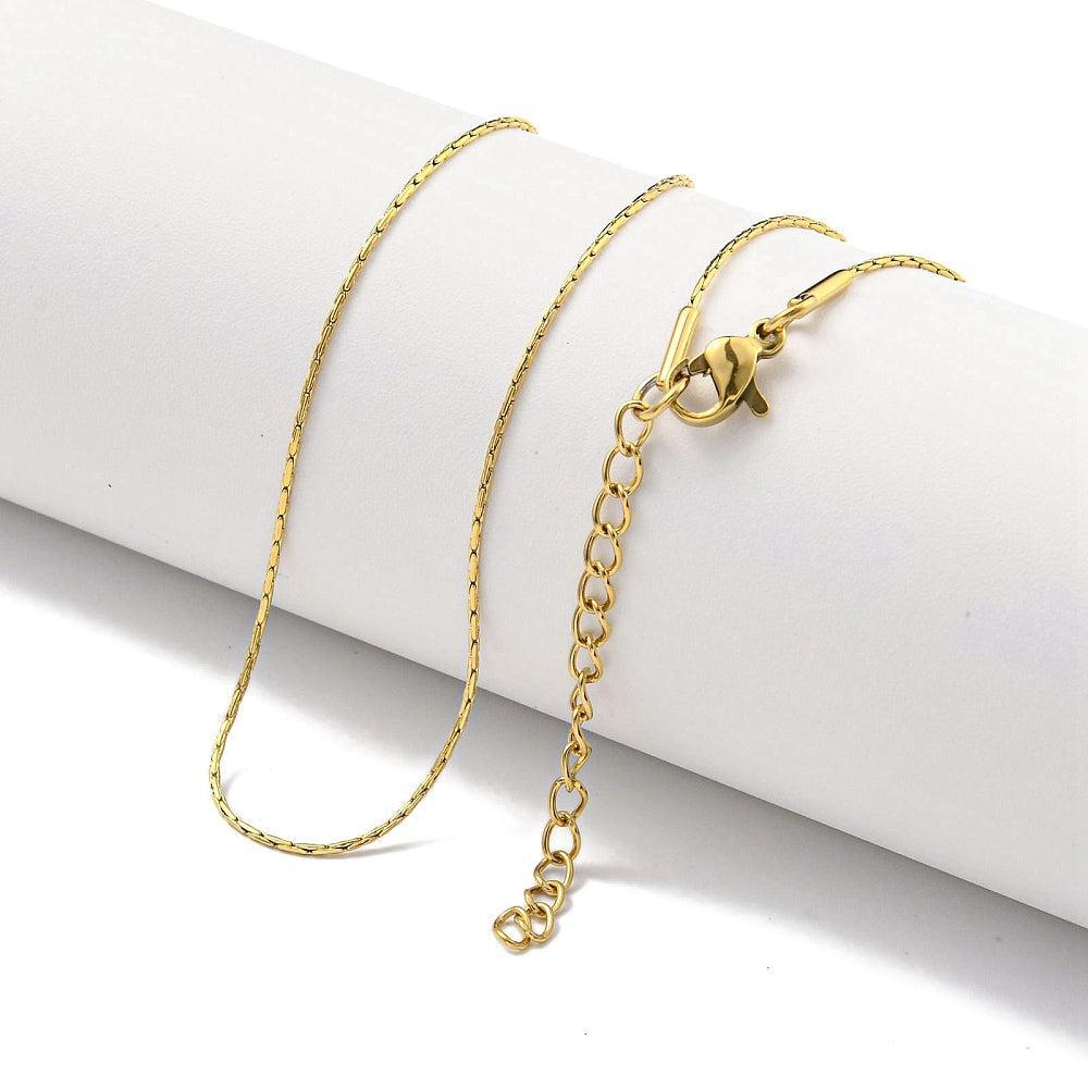 RVS Ketting Boston Link Chain Goud 45.3cm - per stuk-Ketting-Kraaltjes van Renate