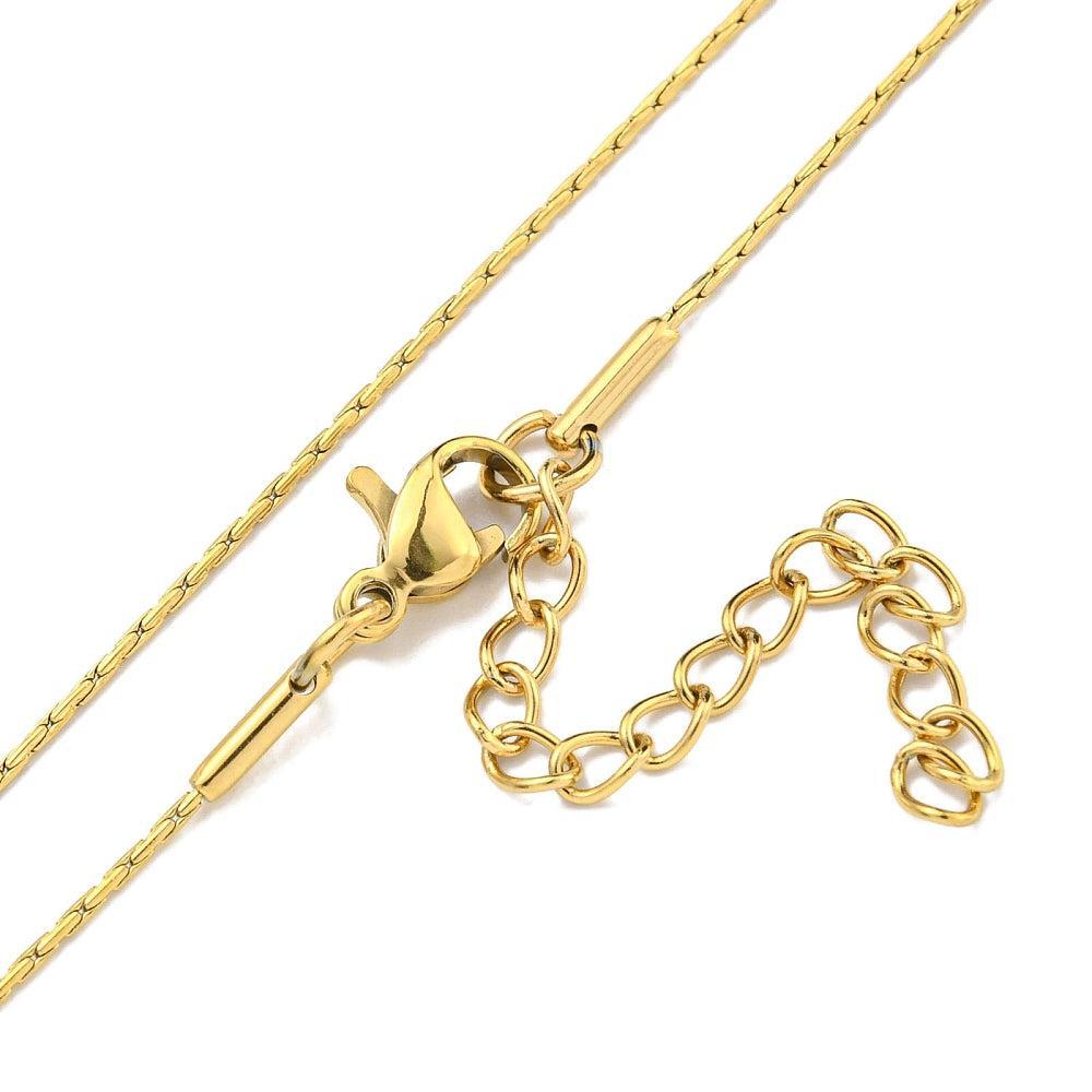 RVS Ketting Boston Link Chain Goud 45.3cm - per stuk-Ketting-Kraaltjes van Renate