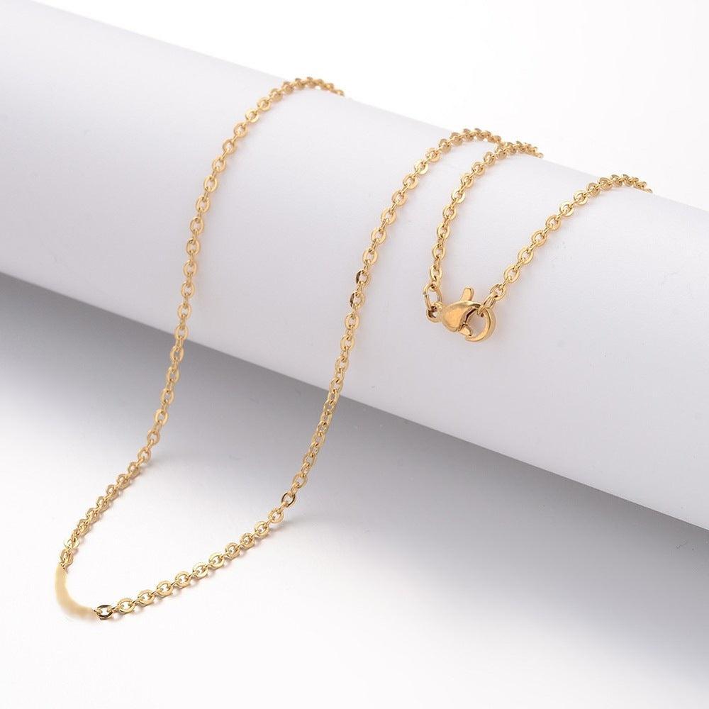 RVS Ketting Kabelketting Goud 76cm - per stuk-Ketting-Kraaltjes van Renate