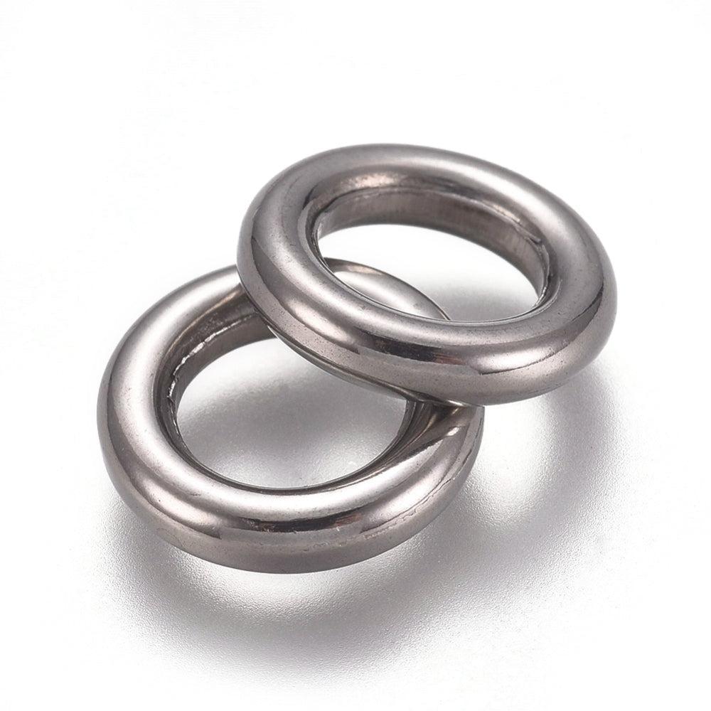 RVS Onderdeel Schakel Ring Zilver 6mm - per stuk