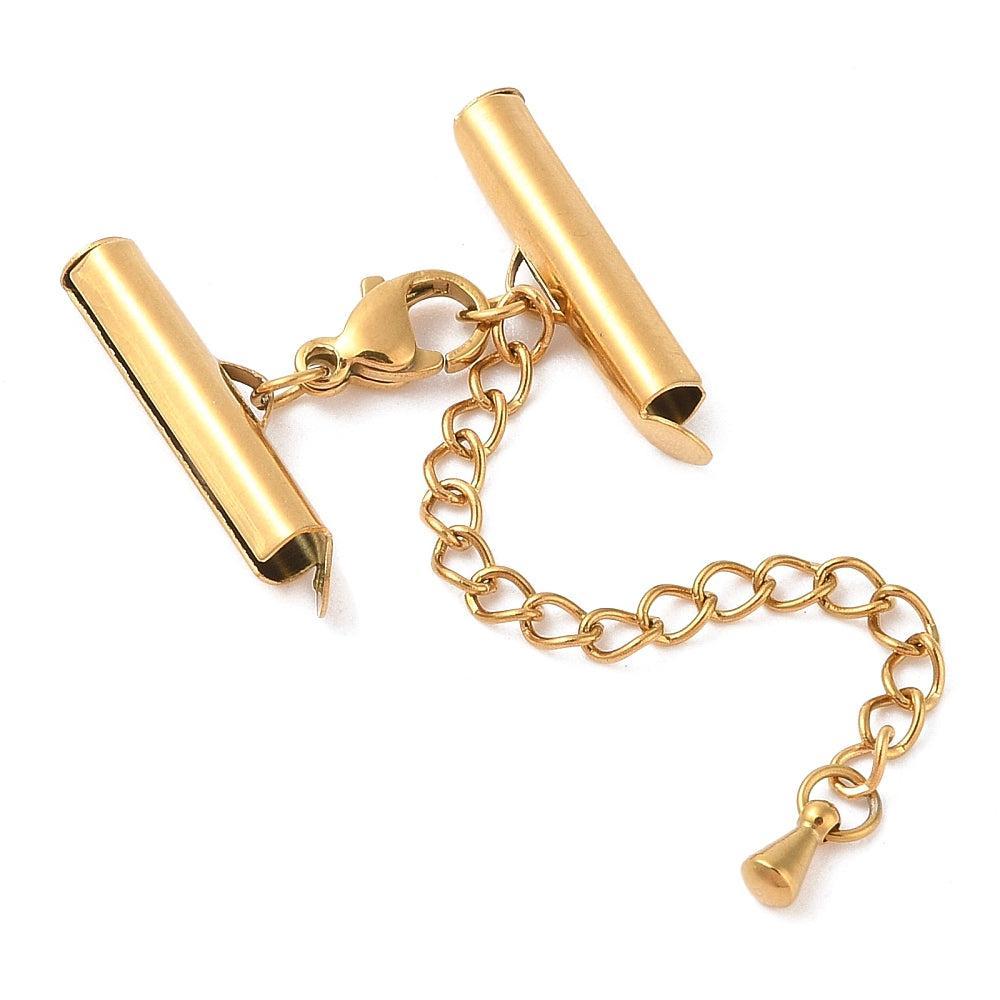 RVS Verlengketting Set Goud 22mm - per set-Kraaltjes van Renate