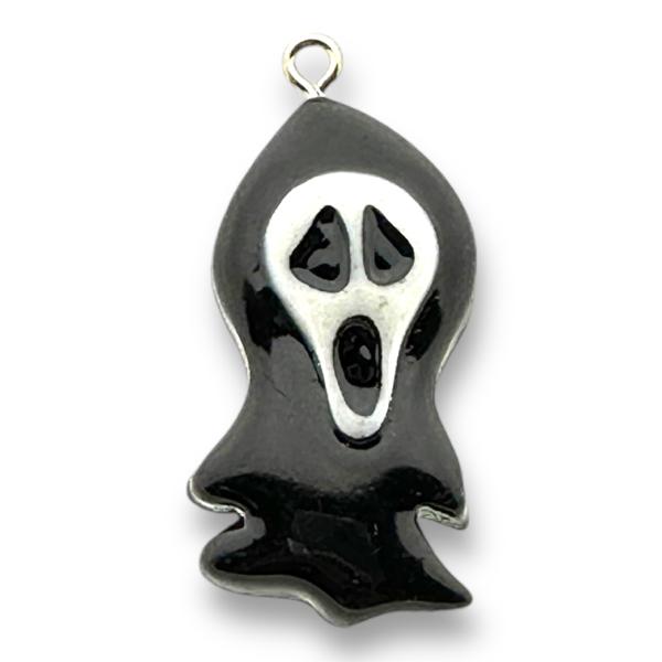 Resin hanger Black Ghost- 37x17mm-bedels-Kraaltjes van Renate