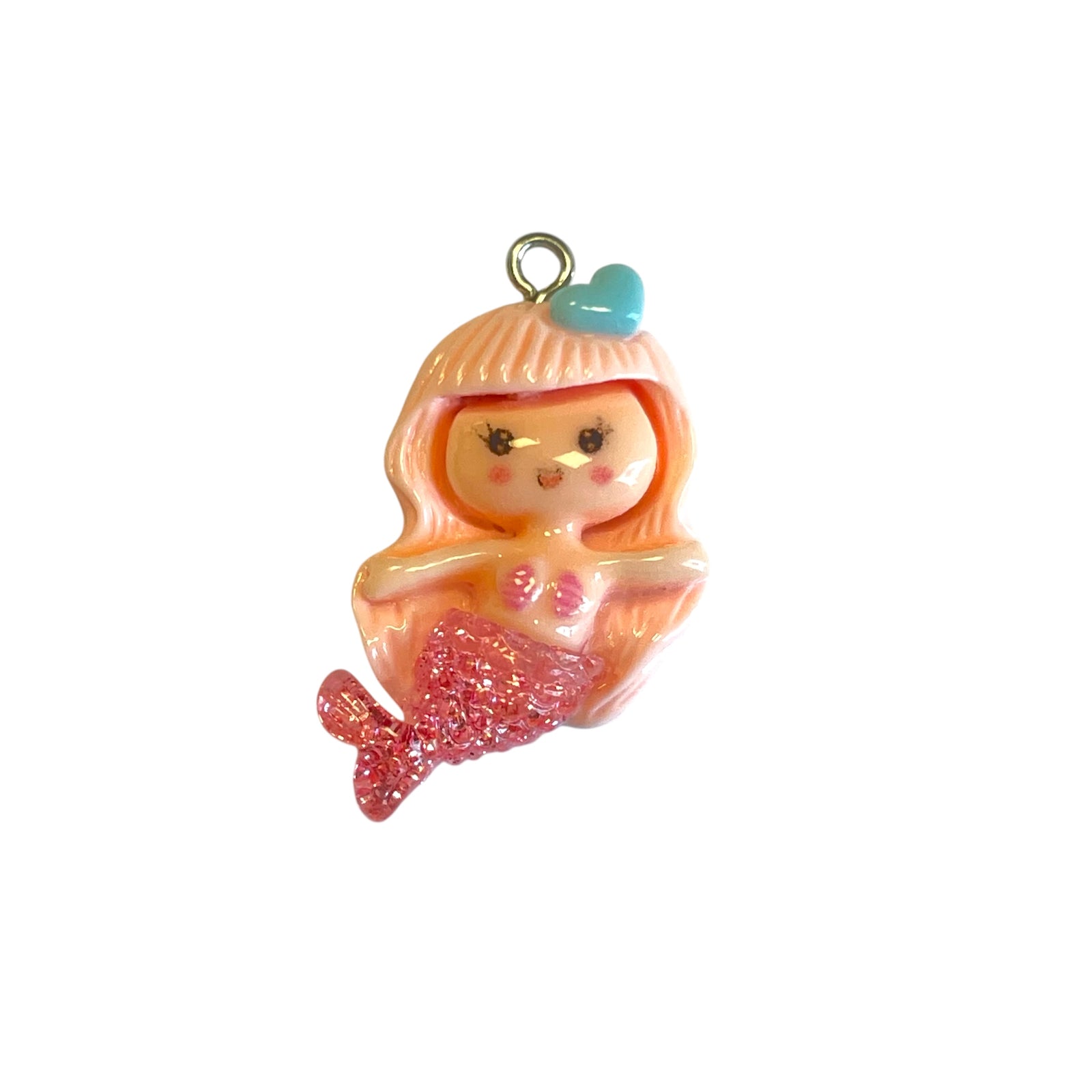 Resin hanger Blonde mermaid - 34x20mm-bedels-Kraaltjes van Renate