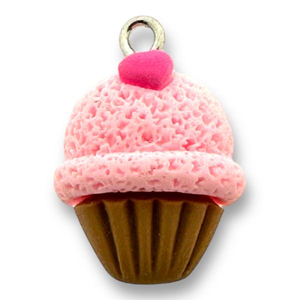 Resin hanger Cupcake- 24x17mm-bedels-Kraaltjes van Renate