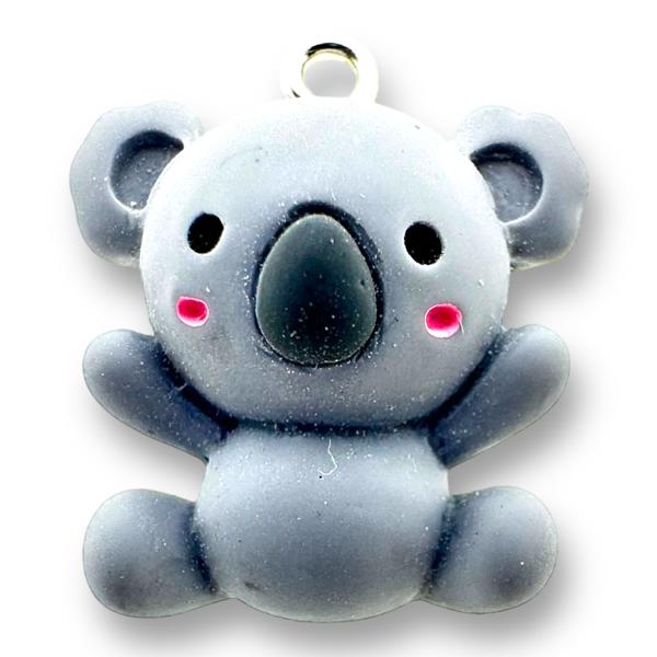 Resin hanger Koala- 25x21mm-bedels-Kraaltjes van Renate