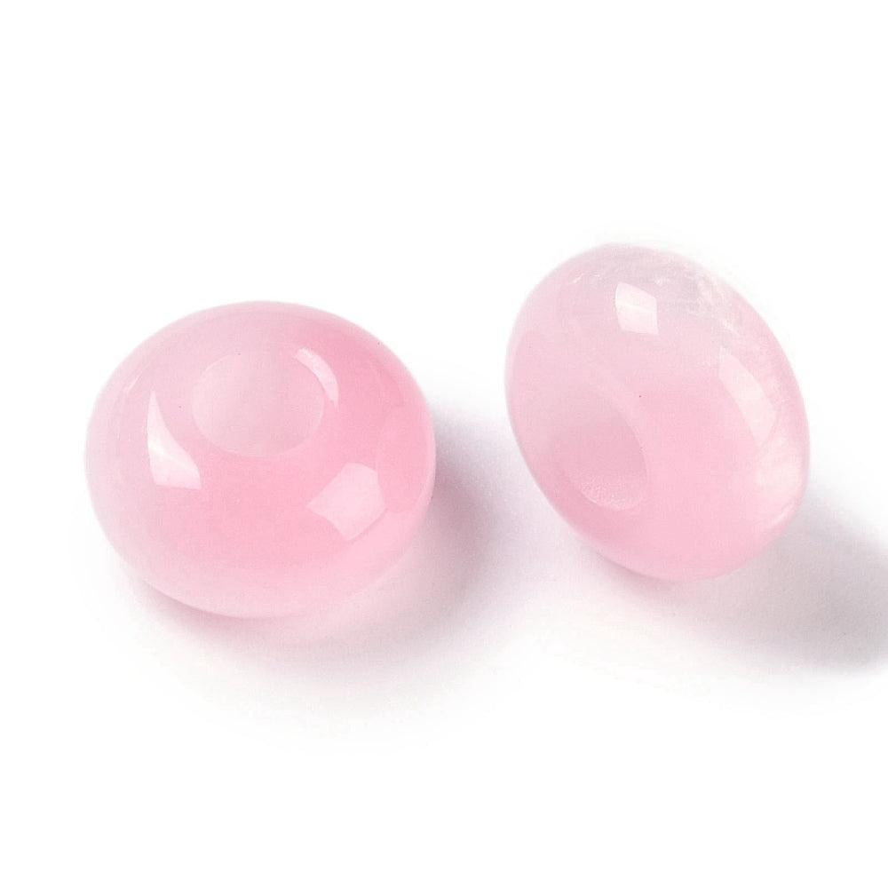 Resin kraal Pink 13mm - per stuk-Kralen-Kraaltjes van Renate