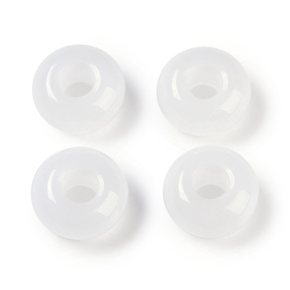 Resin kraal wit 13.5mm - per stuk-Kralen-Kraaltjes van Renate