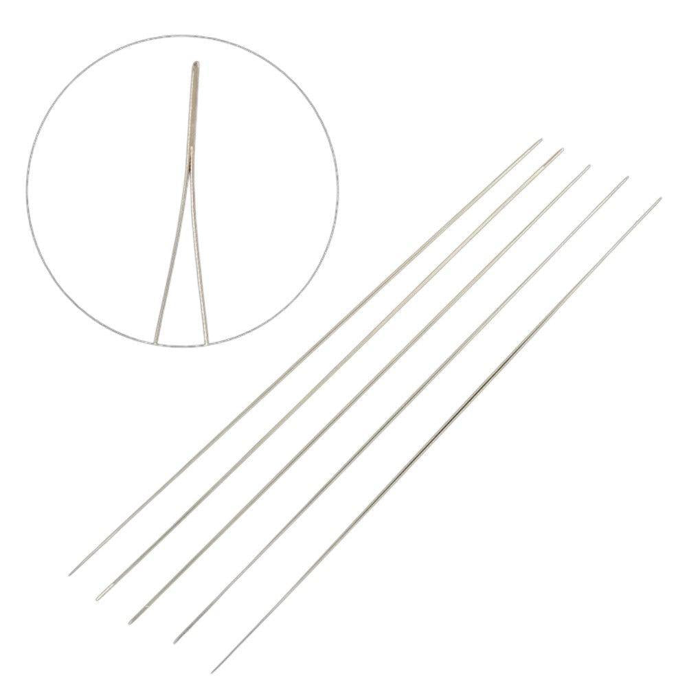 Rijgnaald Big Eye RVS Zilver 57mm - per stuk-Gereedschap-Kraaltjes van Renate