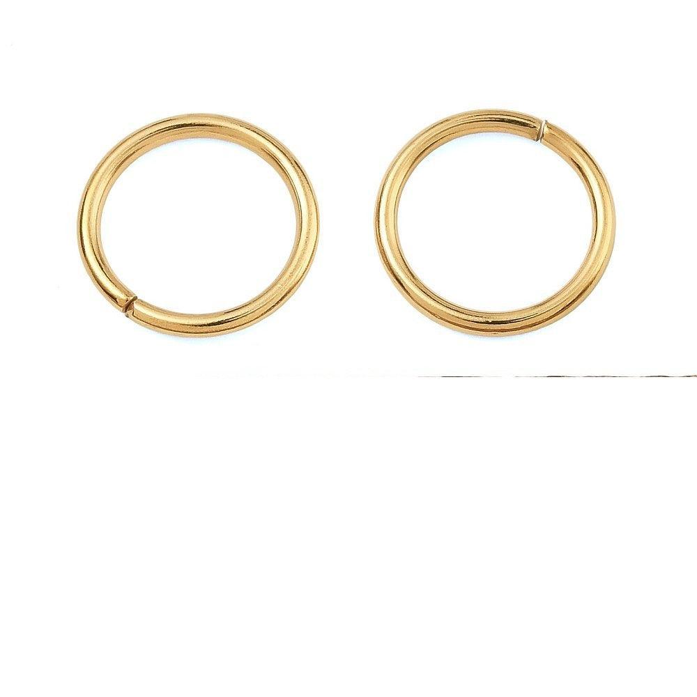 Ringetje Gesloten Premium RVS Goud 14x1.5mm - per stuk-Onderdelen-Kraaltjes van Renate