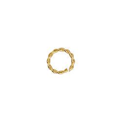 Ringetje twisted 24K goud 8x1,2mm-ringetjes-Kraaltjes van Renate