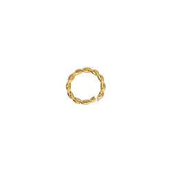 Ringetje twisted 24K goud 8x1,2mm-ringetjes-Kraaltjes van Renate