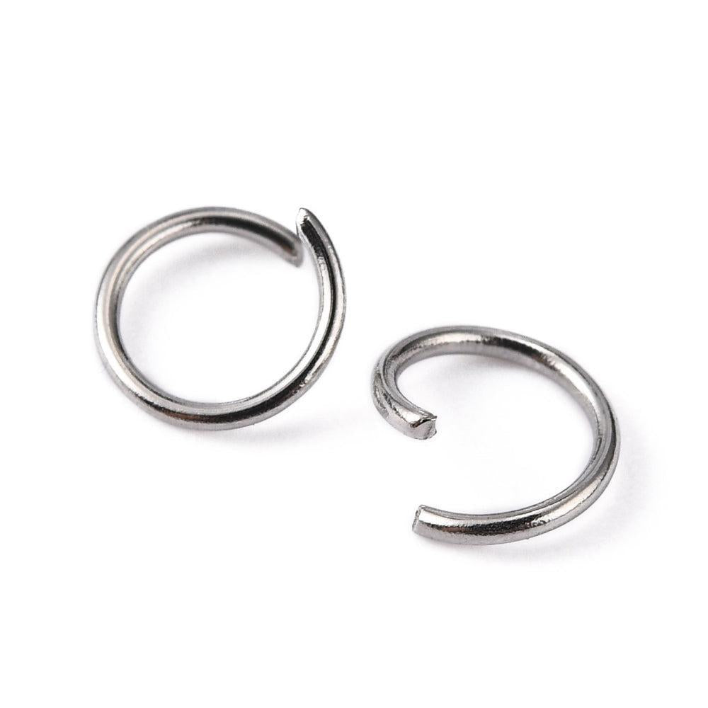 Ringetjes Open Zilver 4.6mm - 100 stuks (kopie)-Onderdelen-Kraaltjes van Renate