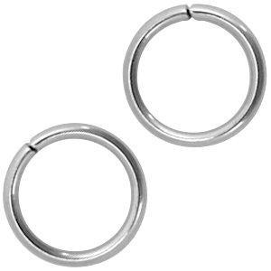 Ringetjes RVS 5x0,8mm - ±135 stuks-Kraaltjes van Renate