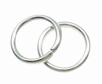 Ringetjes Zilver 7x1,2mm ±65 stuks-Kraaltjes van Renate