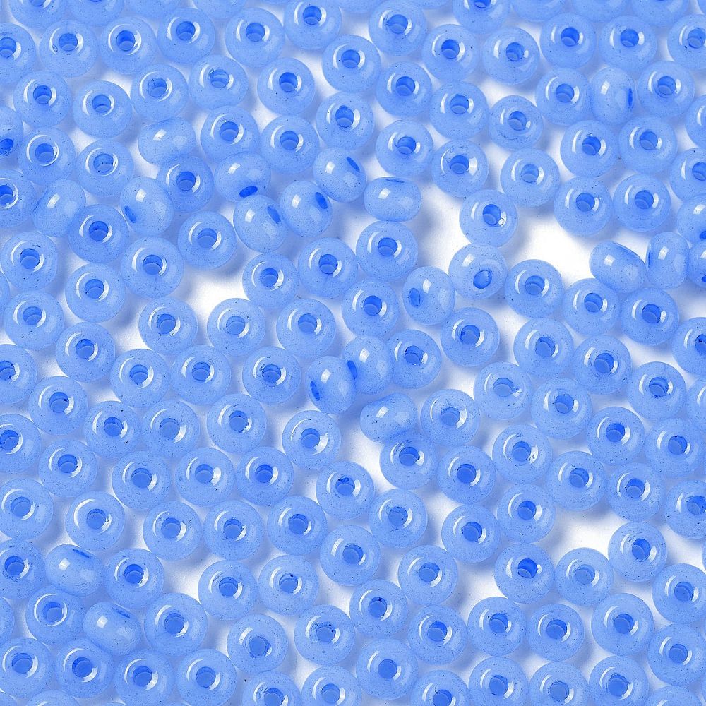 Rocailles DQ dodger blue 5,5x3,5mm-Kralen-Kraaltjes van Renate