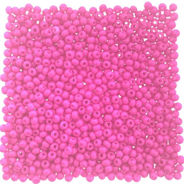 Rocailles glas DQ Hot Pink 11/0 (2mm) - 10 gram-Kraaltjes van Renate
