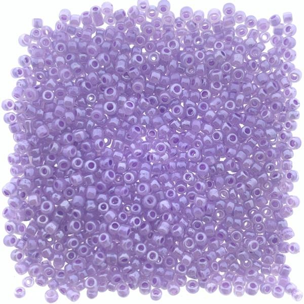 Rocailles glas DQ Medium Purple 11/0 (2mm) - 10 gram-Kraaltjes van Renate