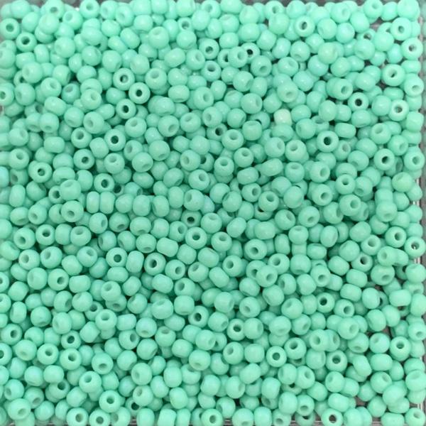 Rocailles glas DQ Medium Spring Green 11/0 (2mm) - 10 gram-Kraaltjes van Renate