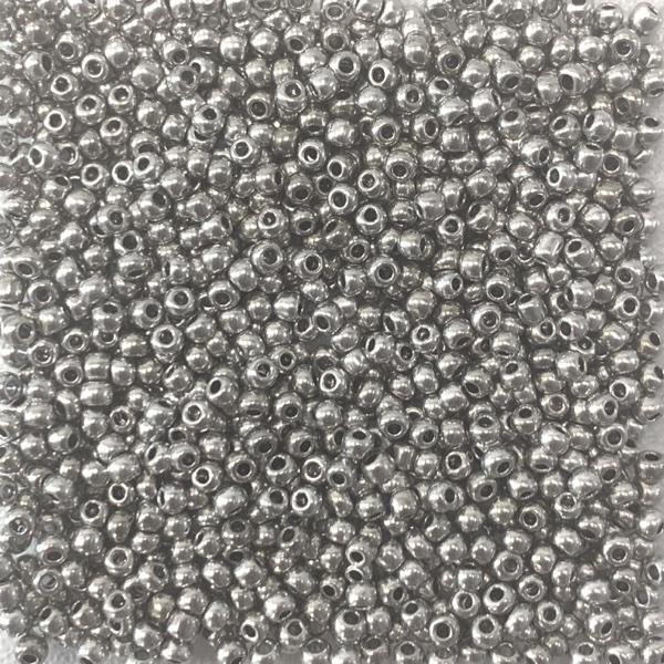 Rocailles glas DQ Zilver 11/0 (2mm) - 10 gram-Kraaltjes van Renate
