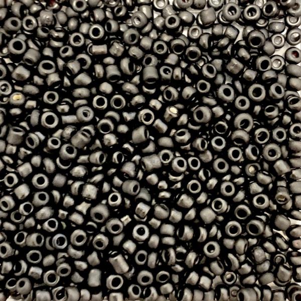 Rocailles glas DQ Zwart 11/0 (2mm) - 10 gram-Kraaltjes van Renate