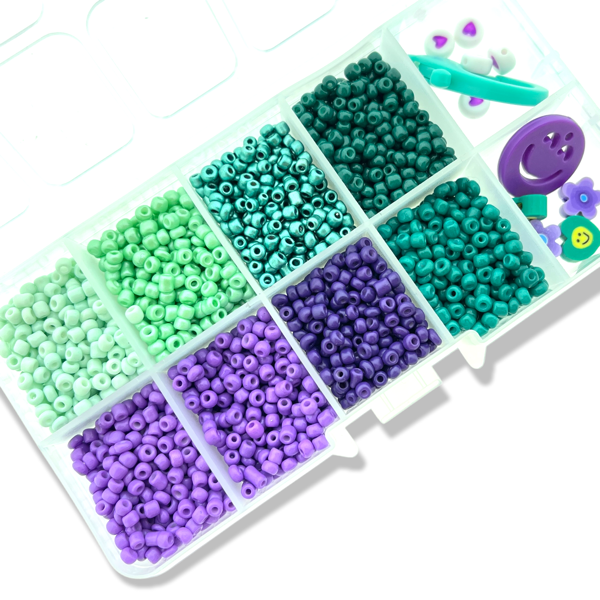 Mini starters box rocailles 3mm Mermaid-DIY-Kraaltjes van Renate