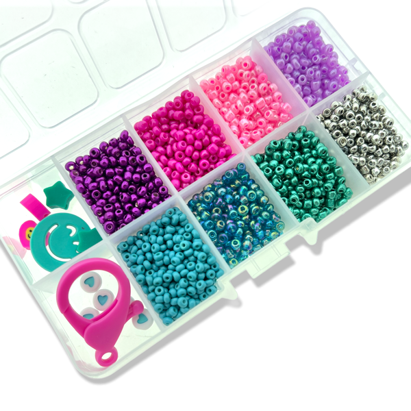 Mini starters box rocailles 3mm Unicorn-DIY-Kraaltjes van Renate