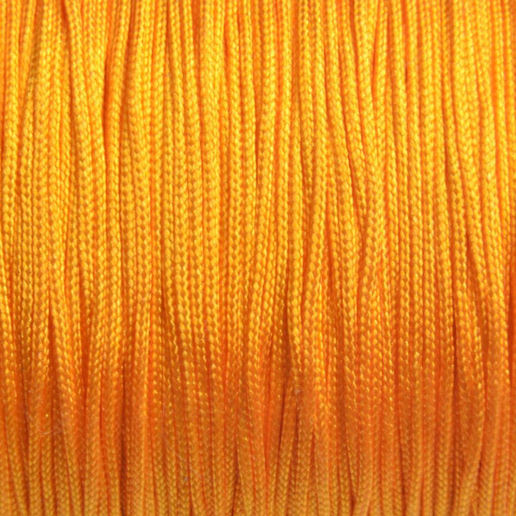 Rol nylon koord oranje geel 0.8mm - 120 meter-Kraaltjes van Renate