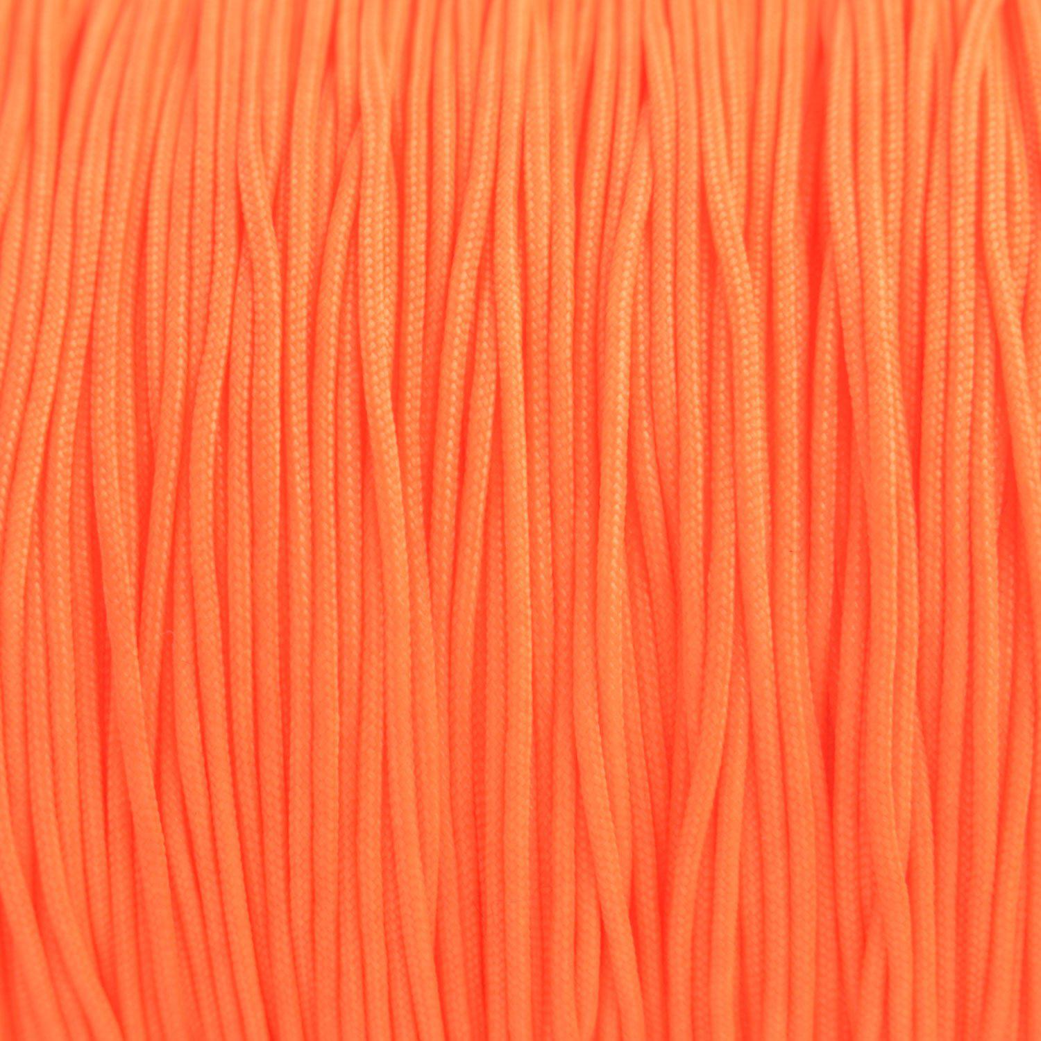 Rol nylon rattail koord fluor oranje 0.8mm - 90 meter-Kraaltjes van Renate